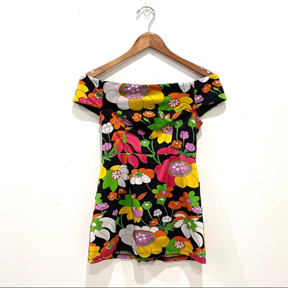 Dodo Bar Or Floral Swimsuit Romper